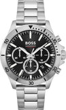  Shop Authentic Hugo Boss Troper Chronograph Blue Dial Silver Steel Strap Watch For Men - 1514057 - Luxxuri