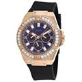  Shop Authentic Guess Venus Diamonds Black Dial Black Rubber Strap Watch for Women - GW0118L2 - Luxxuri