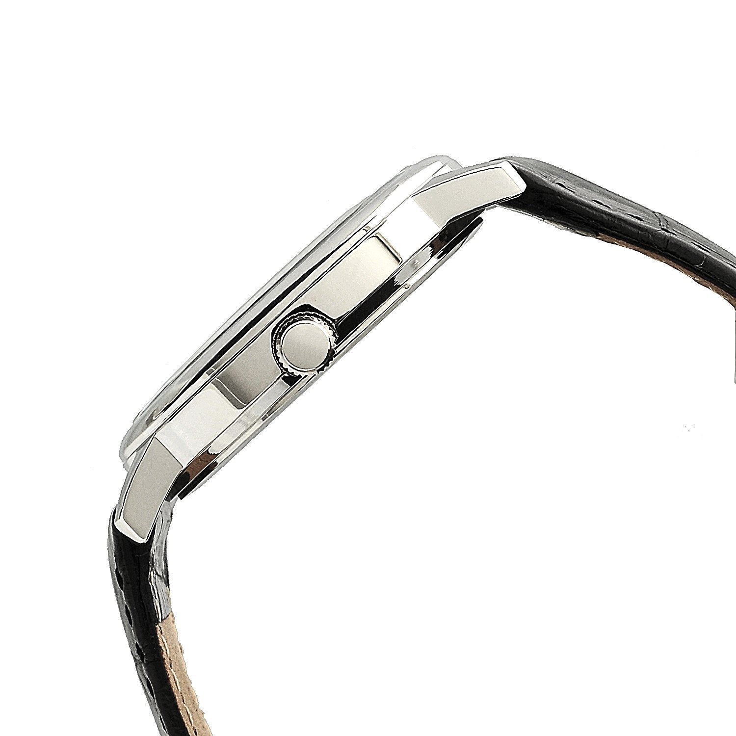  Shop Authentic Guess Wafer Analog Black Dial Black Leather Strap Watch For Men - W70016G1 - Luxxuri