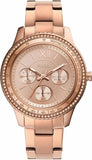  Shop Authentic Fossil Stella Sport Multifunction Rose Gold Dial Rose Gold Steel Strap Watch for Women - ES5106 - Luxxuri