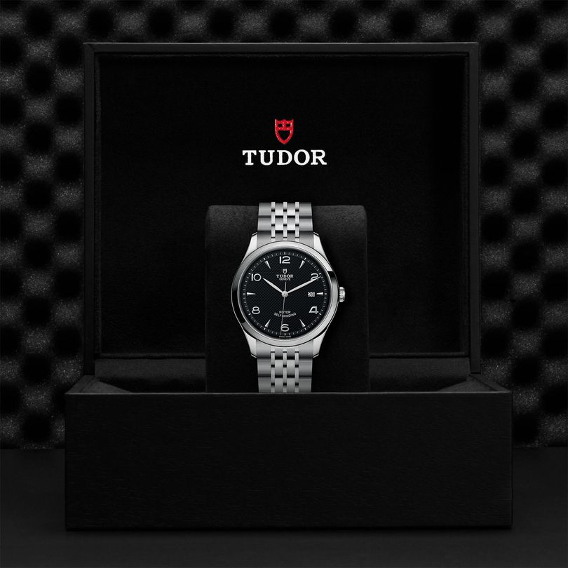  Shop Authentic Tudor 1926 Automatic Black Dial Silver Steel Strap Watch for Men - M91650-0002 - Luxxuri