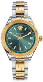  Shop Authentic Versace Hellenyium Green Dial Two Tone Steel Strap Watch for Women - V12050015 - Luxxuri