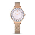  Shop Authentic Swarovski Octea Nova Silver Dial Rose Gold Mesh Strap Watch for Women - 5650011 - Luxxuri