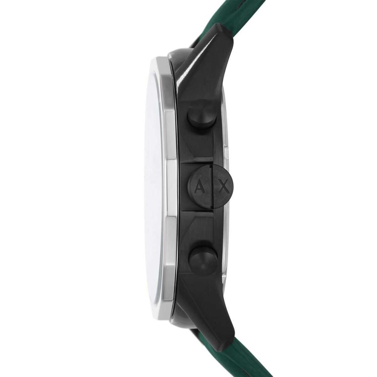  Shop Authentic Armani Exchange Banks Chronograph Green Dial Green Leather Strap Watch For Men - AX1725 - Luxxuri