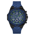  Shop Authentic Guess Formula Multifunction Blue Dial Blue Silicone Strap Watch For Men - GW0579G3 - Luxxuri