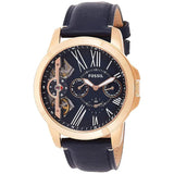 Shop Authentic Fossil Grant Twist Multifunction Blue Dial Blue Leather Strap Watch for Men - ME1162 - Luxxuri