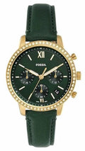 Shop Authentic Fossil Neutra Chronograph Green Dial Green Leather Strap Watch for Women - ES5239 - Luxxuri