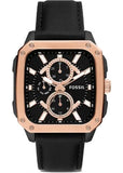  Shop Authentic Fossil Multifunction Black Dial Black Leather Strap Watch for Men - BQ2654 - Luxxuri