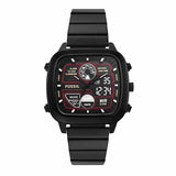  Shop Authentic Fossil Retro Analog-Digital Black Dial Black Steel Strap Watch for Men - FS5891 - Luxxuri