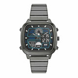  Shop Authentic Fossil Retro Analog-Digital Black Dial Grey Steel Strap Watch for Men - FS5892 - Luxxuri