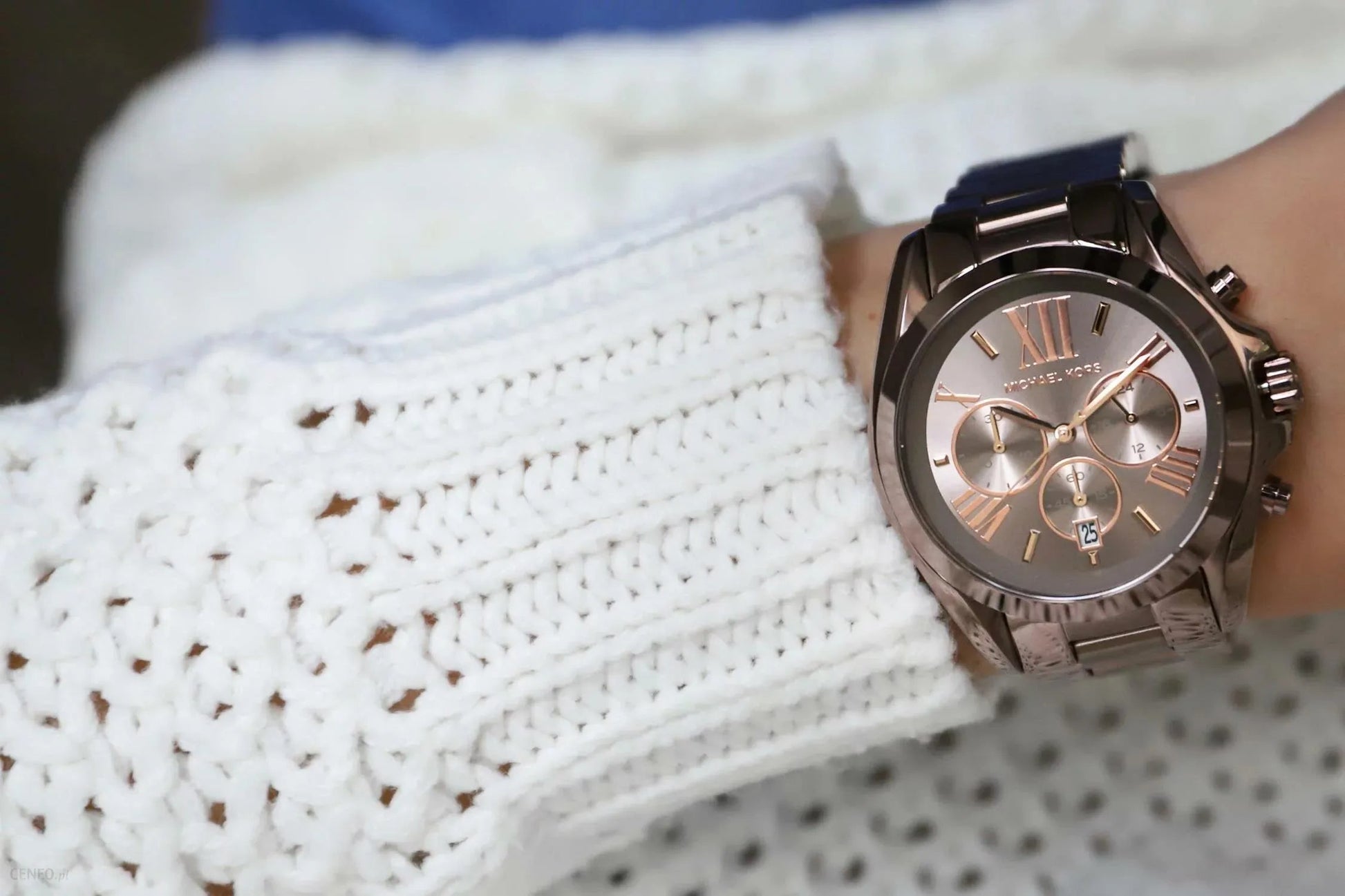  Shop Authentic Michael Kors Bradshaw Chronograph Brown Dial Brown Steel Strap Watch For Women - MK6247 - Luxxuri