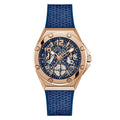  Shop Authentic Guess Asteria Multifunction Blue Dial Blue Rubber Strap Watch For Women - GW0620L3 - Luxxuri