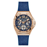  Shop Authentic Guess Asteria Multifunction Blue Dial Blue Rubber Strap Watch For Women - GW0620L3 - Luxxuri