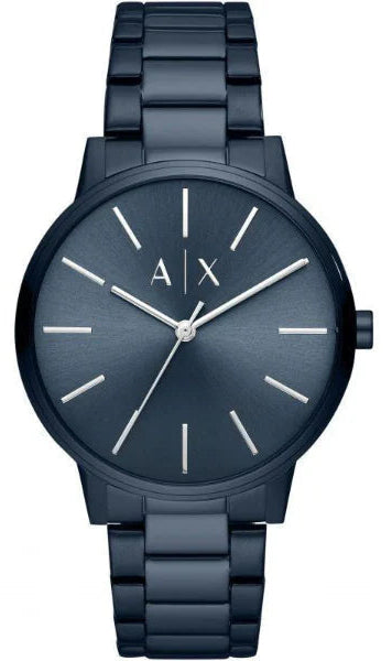  Shop Authentic Armani Exchange Cayde Analog Blue Dial Blue Steel Strap Watch For Men - AX2702 - Luxxuri