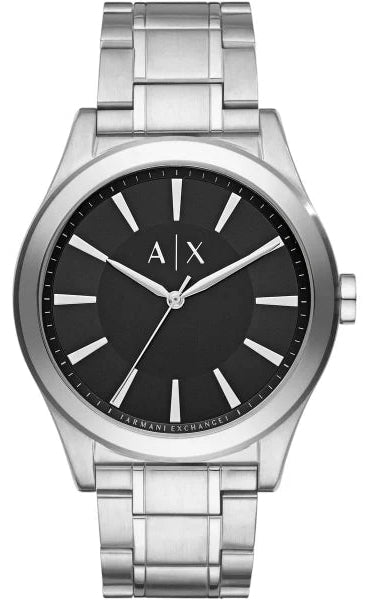  Shop Authentic Armani Exchange Nico Analog Black Dial Silver Steel Strap Watch For Men - AX2320 - Luxxuri