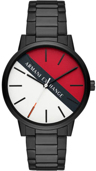  Shop Authentic Armani Exchange Cayde Multicolor Dial Black Steel Strap Watch For Men - AX2725 - Luxxuri