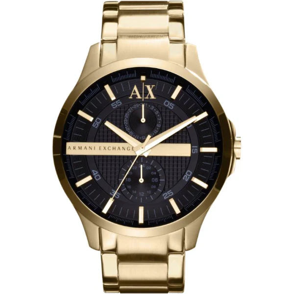  Shop Authentic Armani Exchange Hampton Chronograph Black Dial Gold Steel Strap Watch For Men - AX2122 - Luxxuri