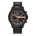  Shop Authentic Armani Exchange Chronograph Black Dial Black Steel Strap Watch For Men - AX2429 - Luxxuri