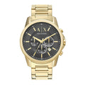  Shop Authentic Armani Exchange Banks Chronograph Black Dial Gold Steel Strap Watch For Men - AX1721 - Luxxuri