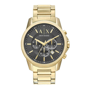  Shop Authentic Armani Exchange Banks Chronograph Black Dial Gold Steel Strap Watch For Men - AX1721 - Luxxuri