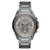  Shop Authentic Armani Exchange Drexler Chronograph Grey Dial Grey Steel Strap Watch For Men - AX2603 - Luxxuri