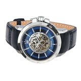  Shop Authentic Maserati Ingegno Automatic Blue Skeleton Dial Black Leather Strap Watch For Men - R8821119004 - Luxxuri