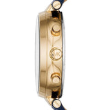  Shop Authentic Michael Kors Sawyer Blue Dial Blue Leather Strap Watch for Women - MK2425 - Luxxuri