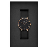  Shop Authentic Daniel Wellington Petite Ashfield Black Dial Black Mesh Strap Watch for Women - DW00100307 - Luxxuri