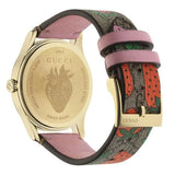  Shop Authentic Gucci G Timeless Brown Dial Brown Leather Strap Watch For Women - YA1264133 - Luxxuri