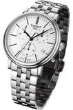  Shop Authentic Tissot Carson Premium White Dial Silver Steel Strap Watch For Men - T122.417.11.011.00 - Luxxuri