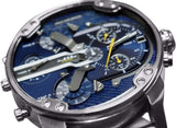  Shop Authentic Diesel Big Daddy 2.0 Blue Dial Grey Stainless Strap Watch For Men - DZ7331 - Luxxuri