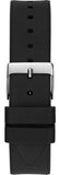  Shop Authentic Guess Duchess Crystals Silver Dial Black Silicon Strap Watch For Women - GW0619L1 - Luxxuri
