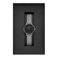  Shop Authentic Daniel Wellington Petite Sterling Black Dial Silver Mesh Bracelet Watch For Women - DW00100218 - Luxxuri