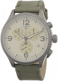  Shop Authentic Tissot T Sport Chrono XL Beige Dial Green Nylon Strap Watch for Men - T116.617.37.267.00 - Luxxuri