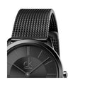  Shop Authentic Calvin Klein Minimal Black Dial Black Mesh Bracelet Watch for Men - K3M224B1 - Luxxuri