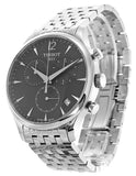  Shop Authentic Tissot T Classic Tradition Chronograph Black Dial Silver Steel Strap Watch For Men - T063.617.11.067.00 - Luxxuri