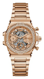  Shop Authentic Guess Fusion Chronograph Rose Gold Dial Rose Gold Steel Strap Watch for Women - GW0552L3 - Luxxuri