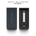  Shop Authentic Daniel Wellington Classic Petite Bondi Black Dial White Leather Strap Watch For Women - DW00100284 - Luxxuri