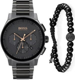  Shop Authentic Hugo Boss Peak Black Dial Black Steel Strap Watch for Men - 1513814 - Luxxuri