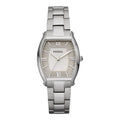  Shop Authentic Fossil Wallace Designer Silver Dial Silver Steel Strap Watch for Women - ES3057 - Luxxuri