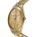  Shop Authentic Michael Kors Slim Runway Gold Dial Two Tone Gold Strap Watch for Women - MK4285 - Luxxuri