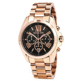  Shop Authentic Michael Kors Bradshaw Black Dial Rose Gold Steel Strap Watch for Women - MK5854 - Luxxuri