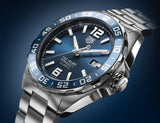  Shop Authentic Tag Heuer Formula 1 Bucherer Blue Edition Blue Dial Silver Steel Strap Watch for Men - WAZ2015.BA0842 - Luxxuri
