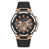 Shop Authentic Guess Matrix Multifunction Black Dial Black Rubber Strap Watch For Men - GW0423G5 - Luxxuri