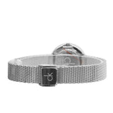  Shop Authentic Calvin Klein Firm Black Dial Silver Mesh Bracelet Watch for Women - K3N23121 - Luxxuri