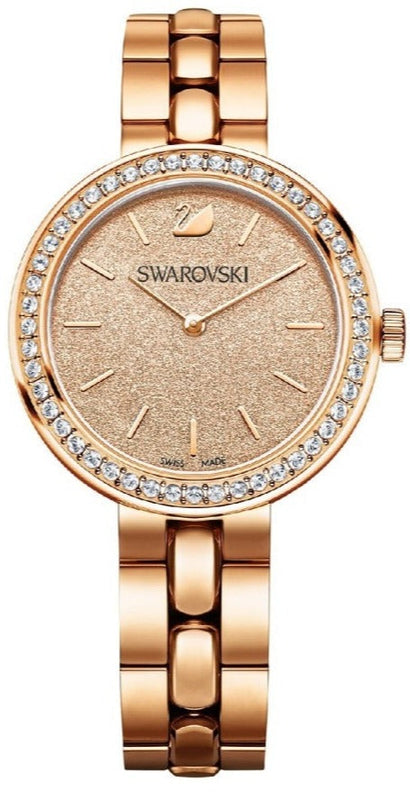  Shop Authentic Swarovski Daytime Analog Gold Dial Gold Steel Strap Watch for Women - 5182231 - Luxxuri