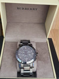  Shop Authentic Burberry The City Grey Dial Gunmetal Grey Steel Strap Watch for Men - BU9381 - Luxxuri