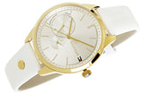  Shop Authentic Tommy Hilfiger Brooklyn Quartz White Dial White Leather Strap Watch for Women - 1782018 - Luxxuri