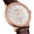  Shop Authentic Tissot T Classic Carson Premium White Dial Brown Leather Strap Watch for Women - T122.207.36.031.00 - Luxxuri