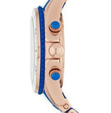  Shop Authentic Marc Jacobs Rock Chronograph White Dial Two Tone Silicone Strap Watch for Women - MBM2594 - Luxxuri